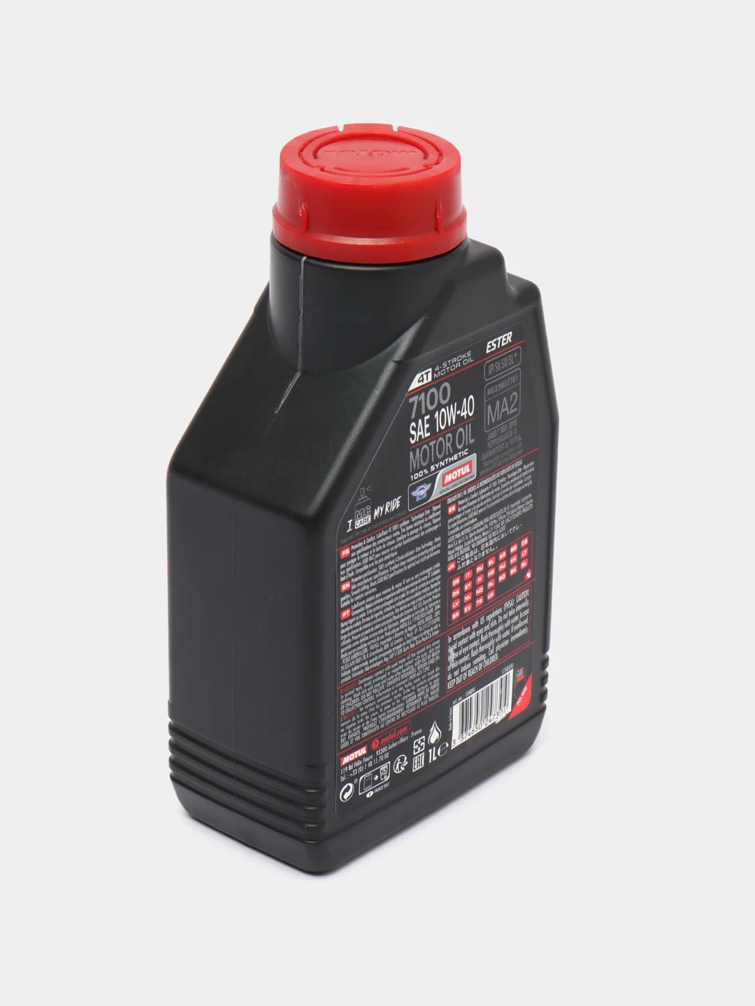 Масло моторное MOTUL 7100 4T, 10W40, синтетика, 1 л