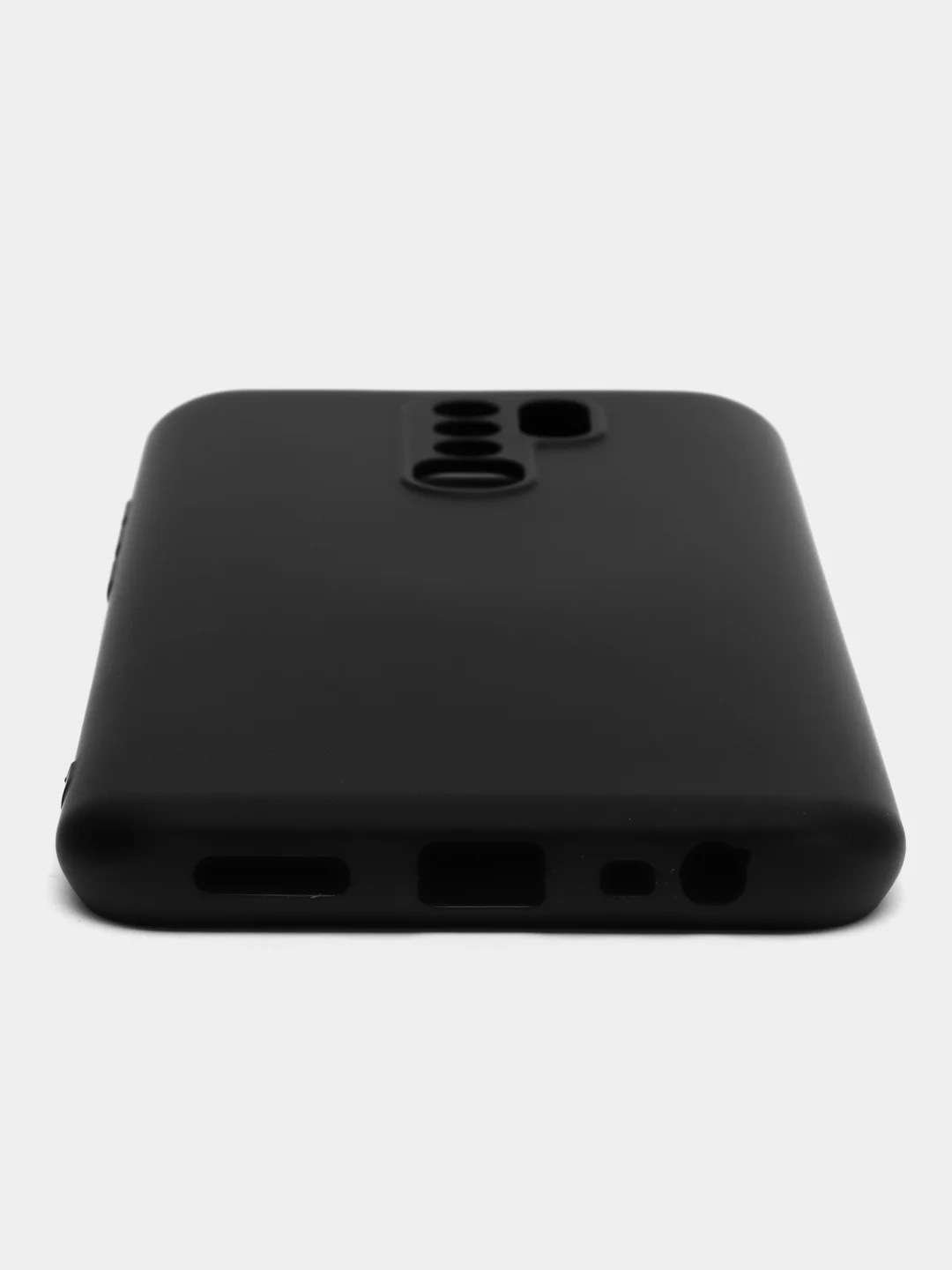 Черный силиконовый чехол-накладка для Xiaomi Redmi 9