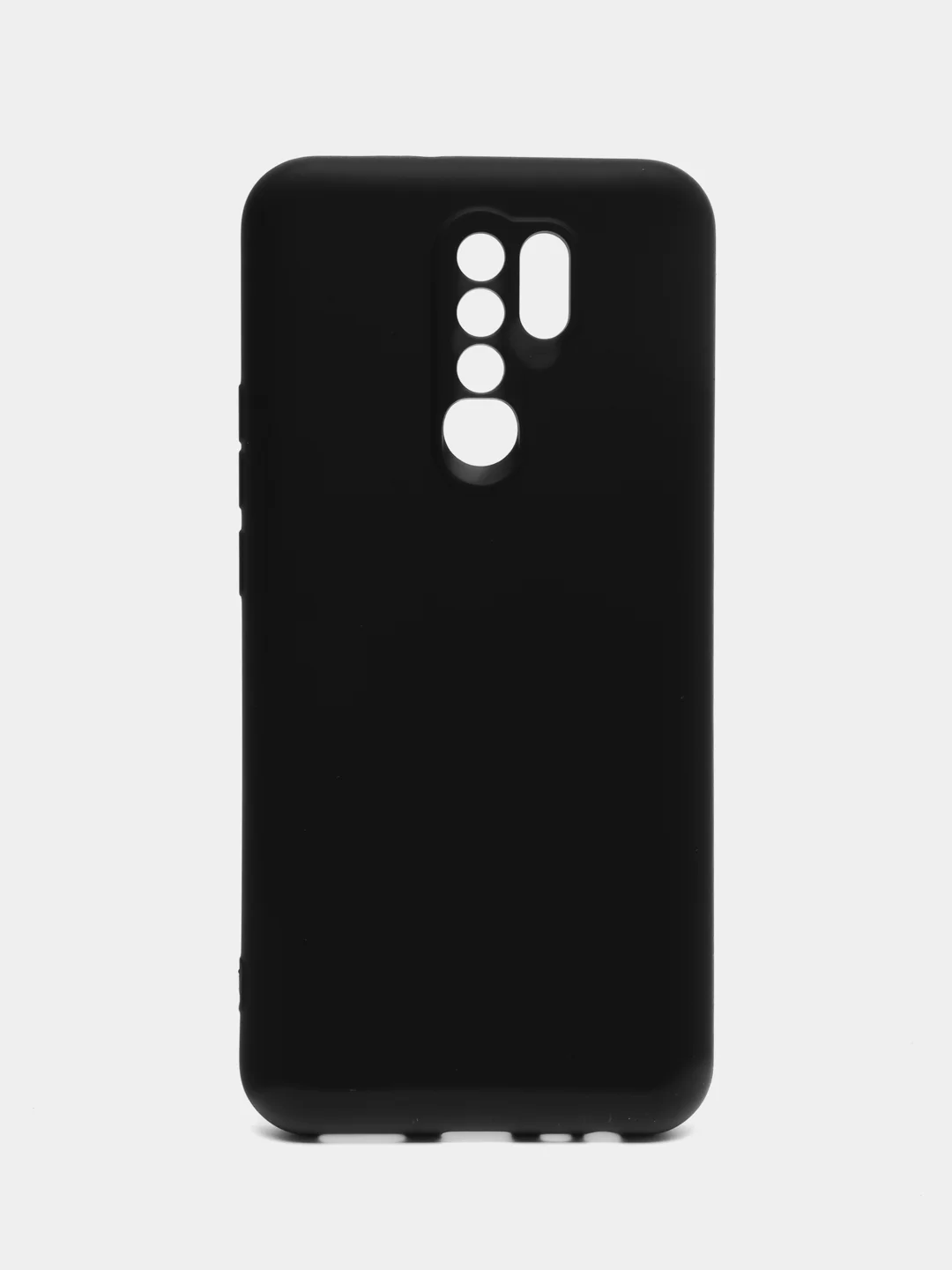 Черный силиконовый чехол-накладка для Xiaomi Redmi 9