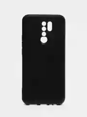 Черный силиконовый чехол-накладка для Xiaomi Redmi 9