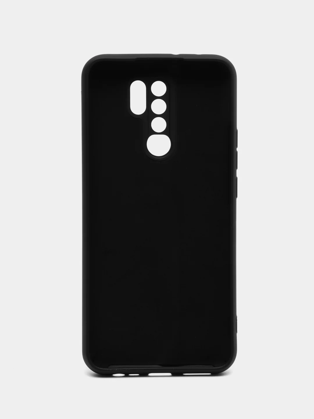 Черный силиконовый чехол-накладка для Xiaomi Redmi 9