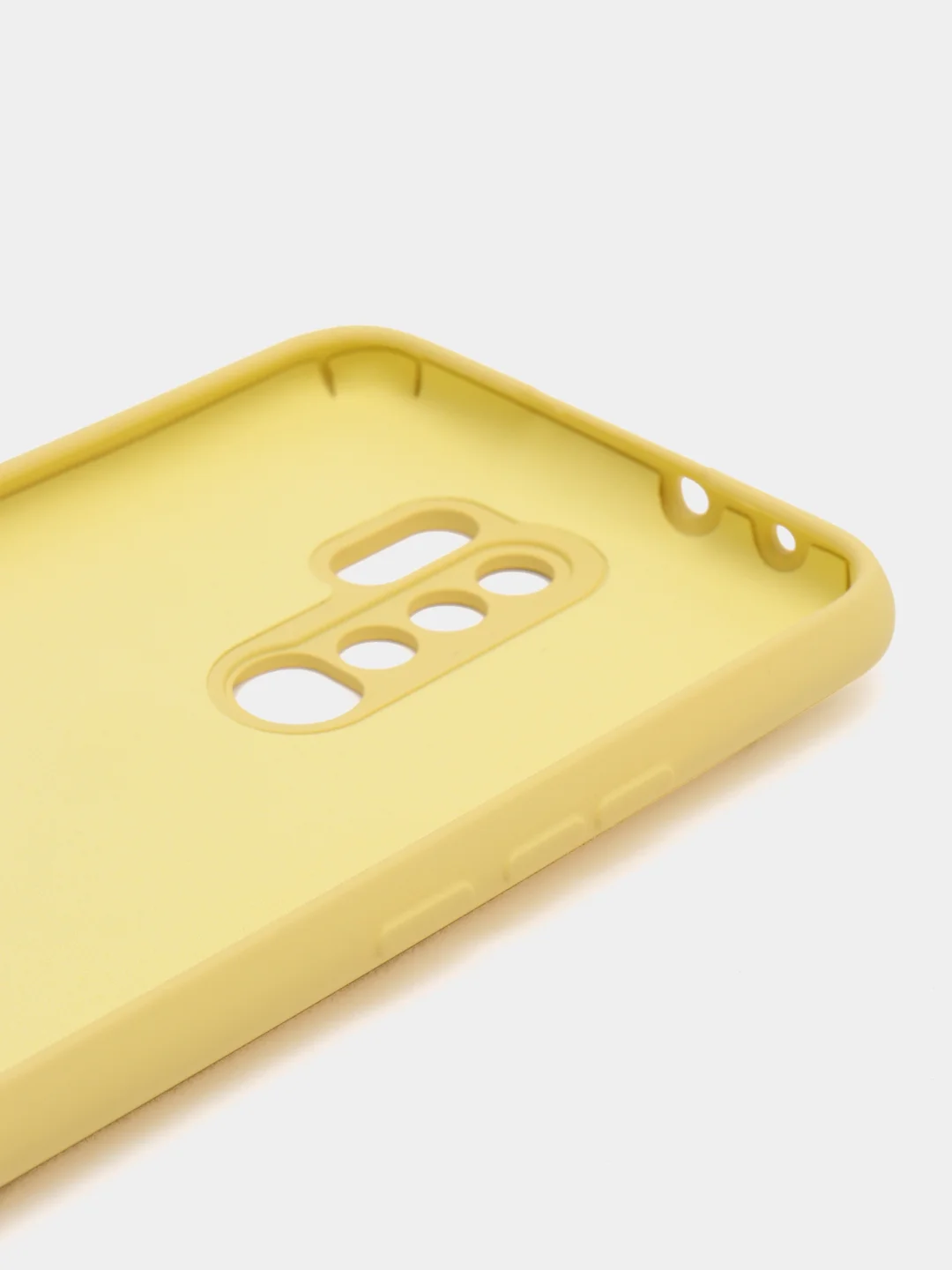 Желтый силиконовый чехол-накладка для Xiaomi Redmi 9