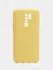 Желтый силиконовый чехол-накладка для Xiaomi Redmi 9