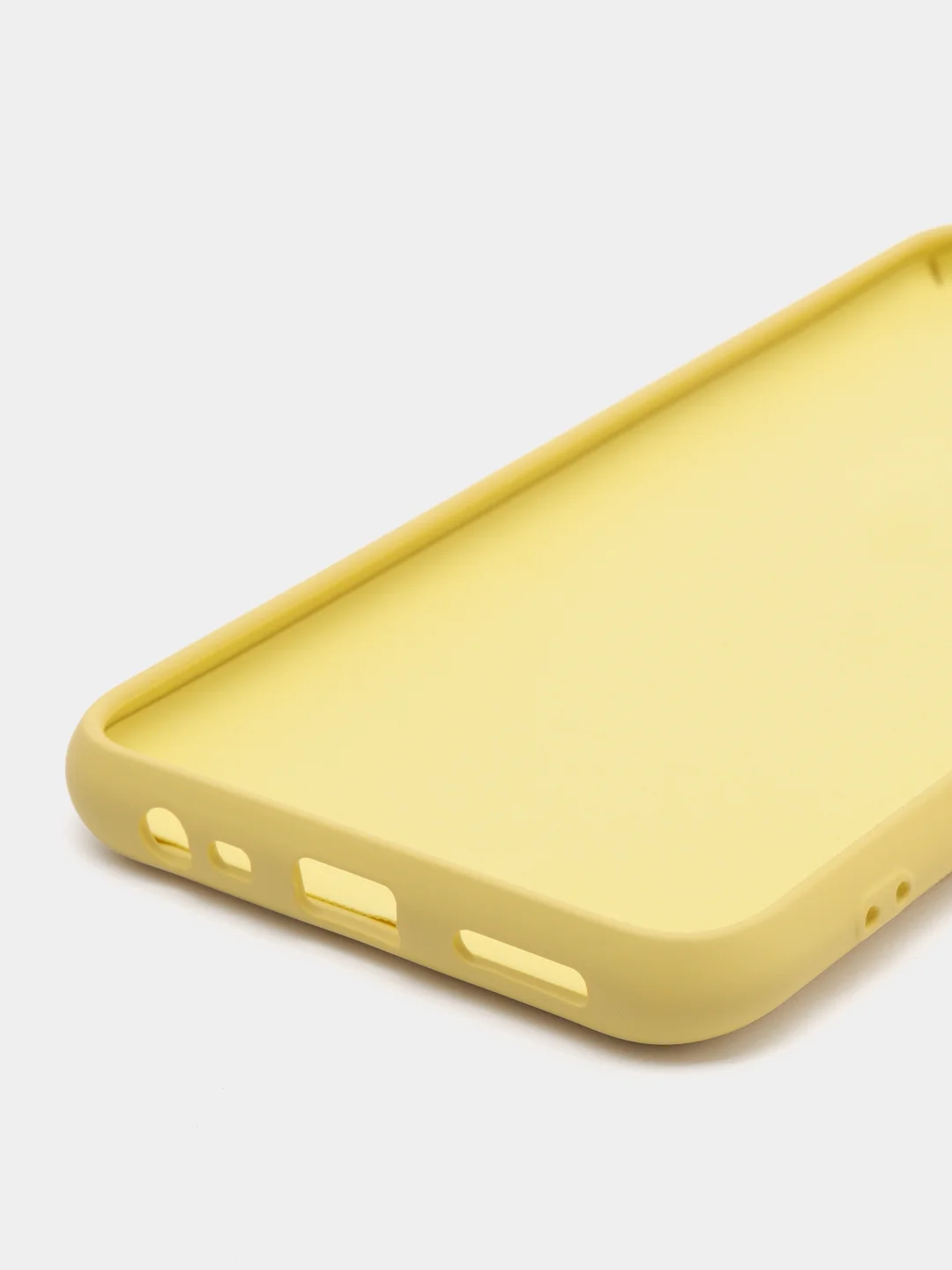 Желтый силиконовый чехол-накладка для Xiaomi Redmi 9