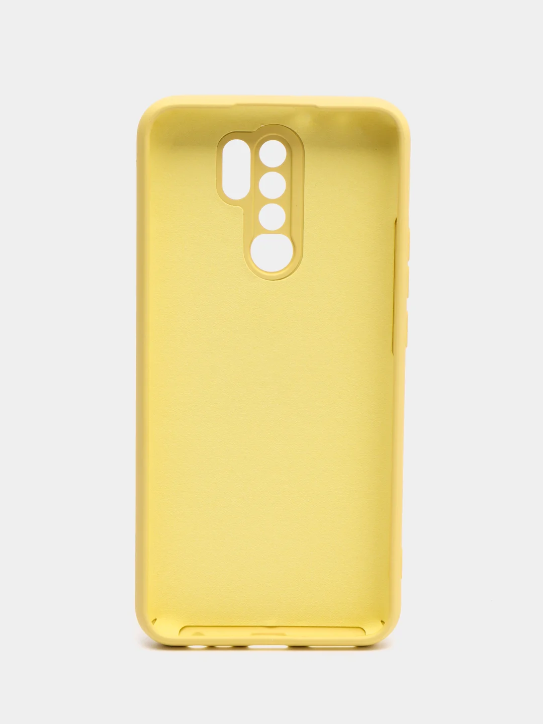 Желтый силиконовый чехол-накладка для Xiaomi Redmi 9