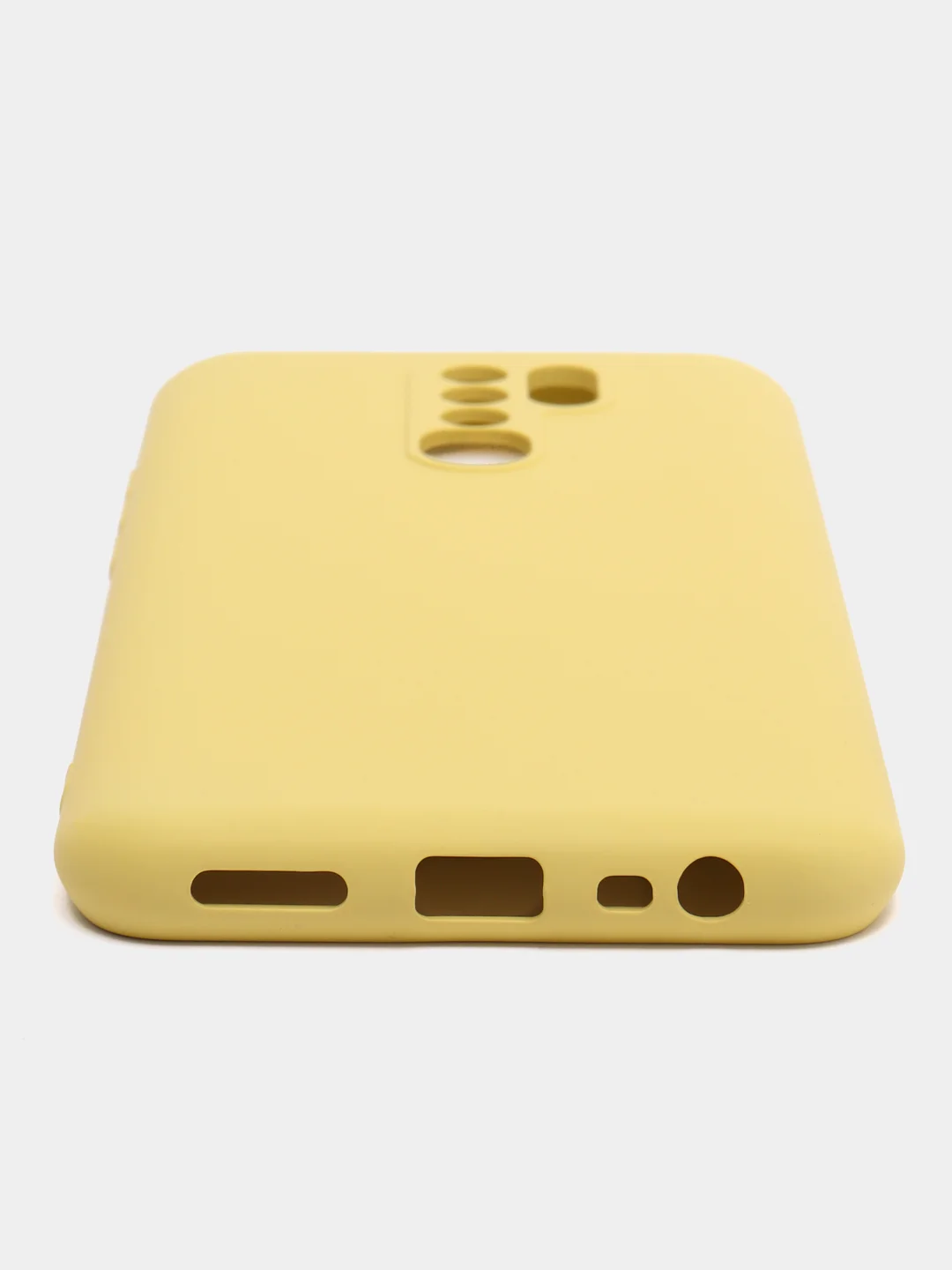 Желтый силиконовый чехол-накладка для Xiaomi Redmi 9
