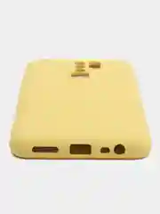 Желтый силиконовый чехол-накладка для Xiaomi Redmi 9