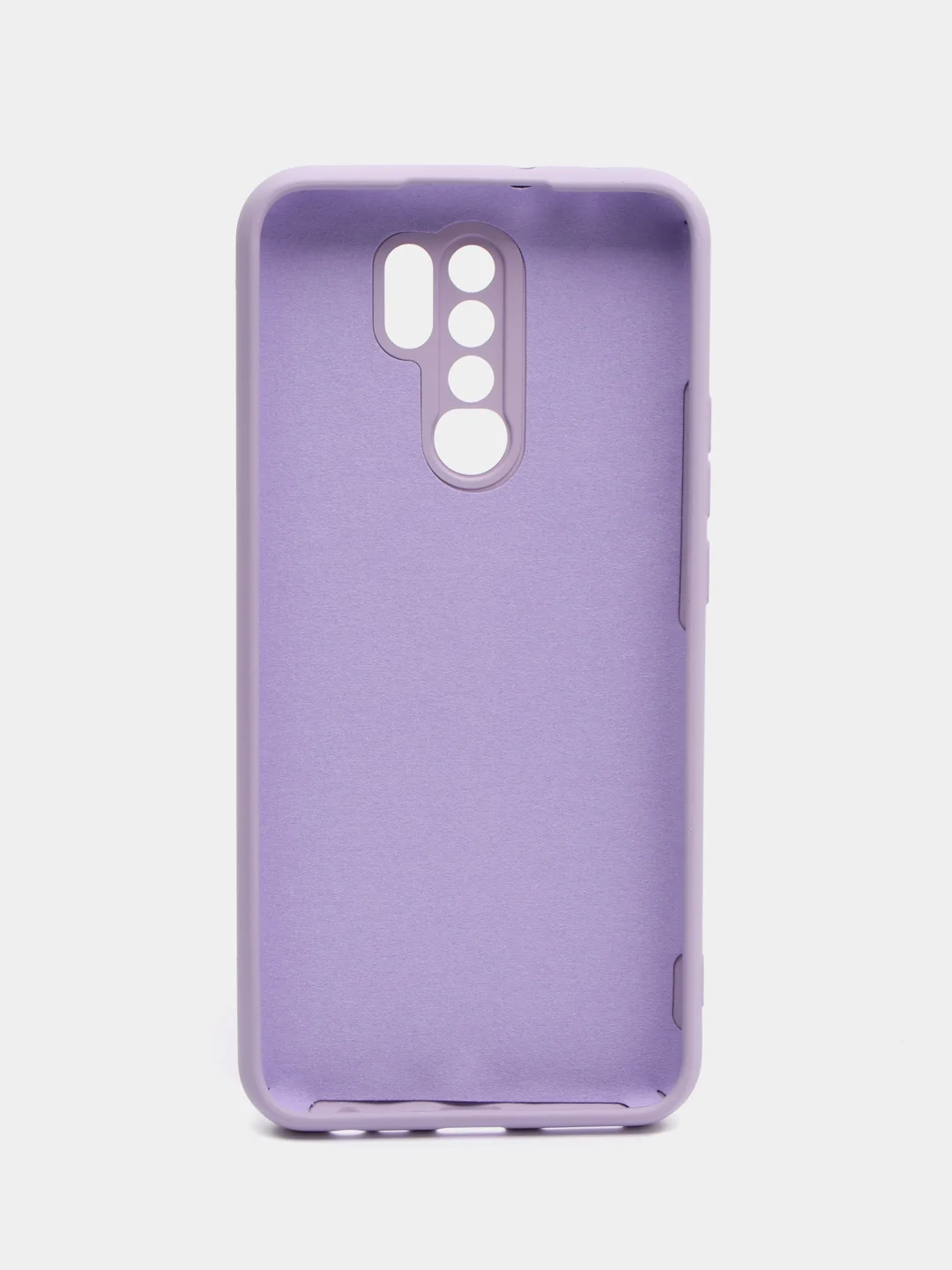 Сиреневый силиконовый чехол-накладка для Xiaomi Redmi 9