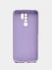 Сиреневый силиконовый чехол-накладка для Xiaomi Redmi 9