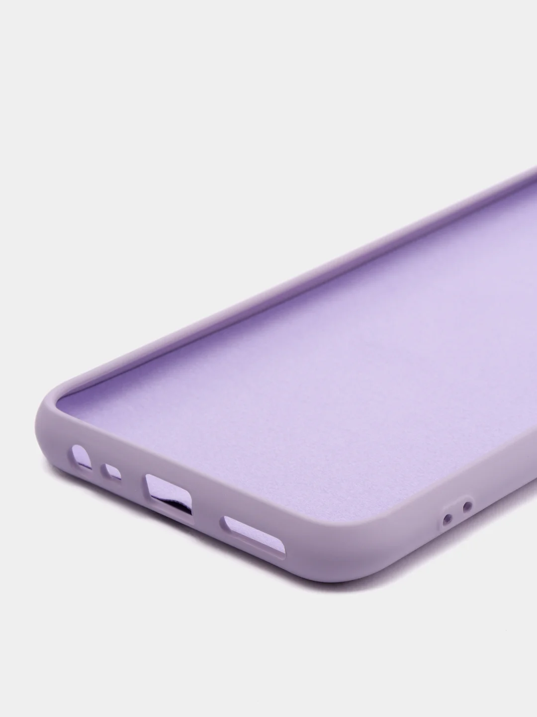 Сиреневый силиконовый чехол-накладка для Xiaomi Redmi 9
