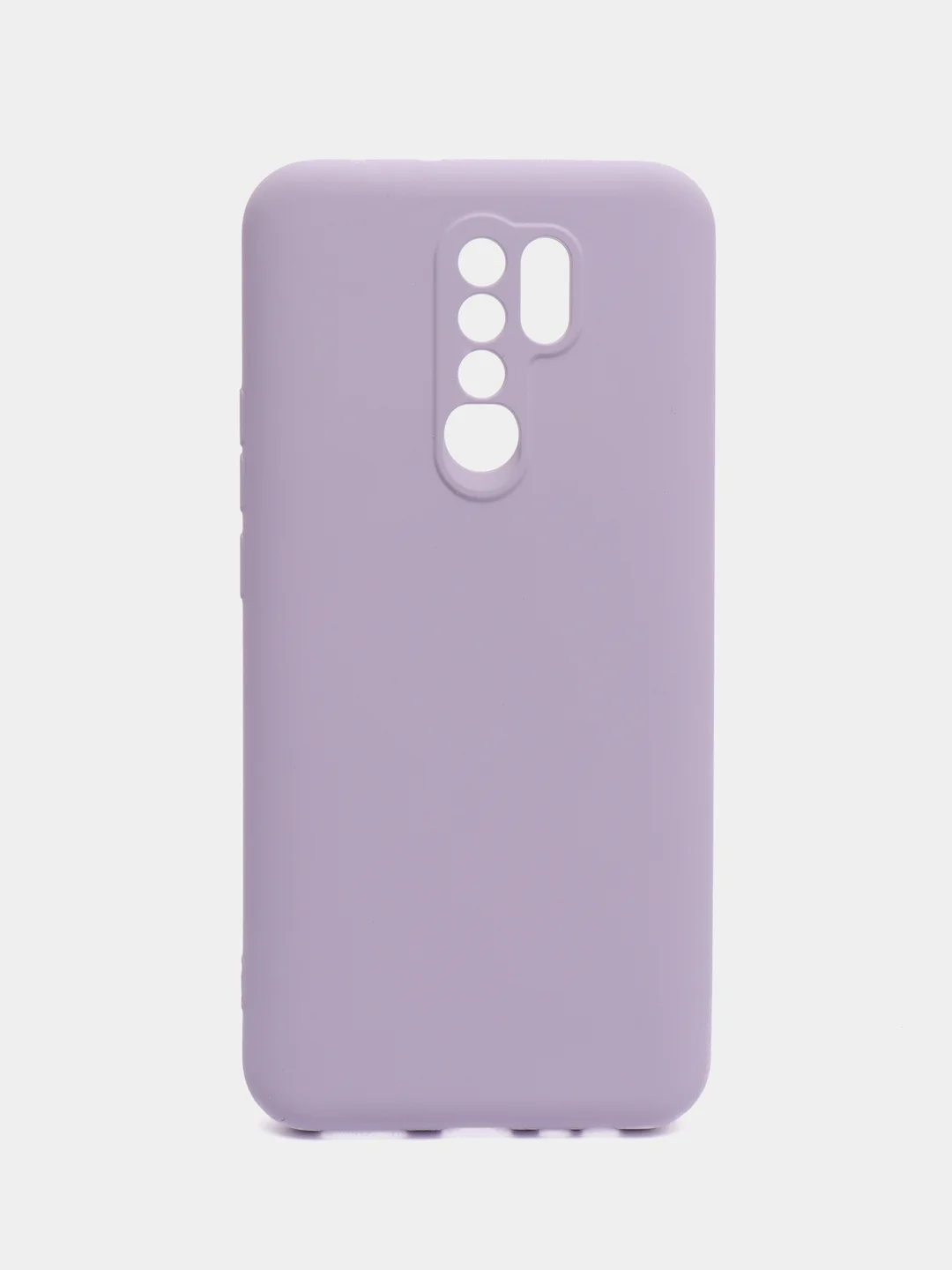 Сиреневый силиконовый чехол-накладка для Xiaomi Redmi 9