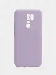 Сиреневый силиконовый чехол-накладка для Xiaomi Redmi 9