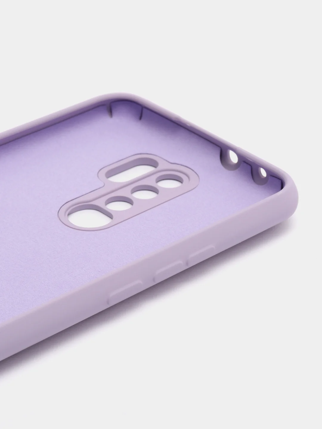 Сиреневый силиконовый чехол-накладка для Xiaomi Redmi 9