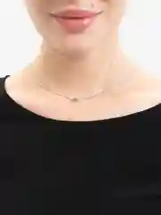 Серебряный цепочка, колье с подвеской "Сердце", украшение женское, на шею