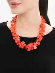 Алый бусы для женщин из натурального коралла