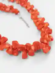 Алый бусы для женщин из натурального коралла