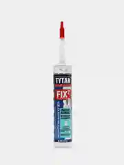 Клей монтажный строительный "TYTAN" Fix2, момент, невидимый, 290 г