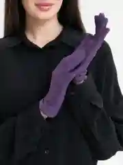 Фиолетовый перчатки тонкие, черные, бежевые, фиолетовые, красные, синие