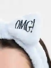 Голубой повязка на голову для волос OMG