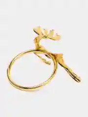 Золотой кольцо для салфетки, цвет золото, 4,5 см
