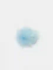 Голубой помпоны из натуральной норки