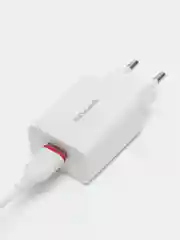 Зарядное устройство для телефона Borofone BA21A + кабель Type-C быстрая зарядка на Android