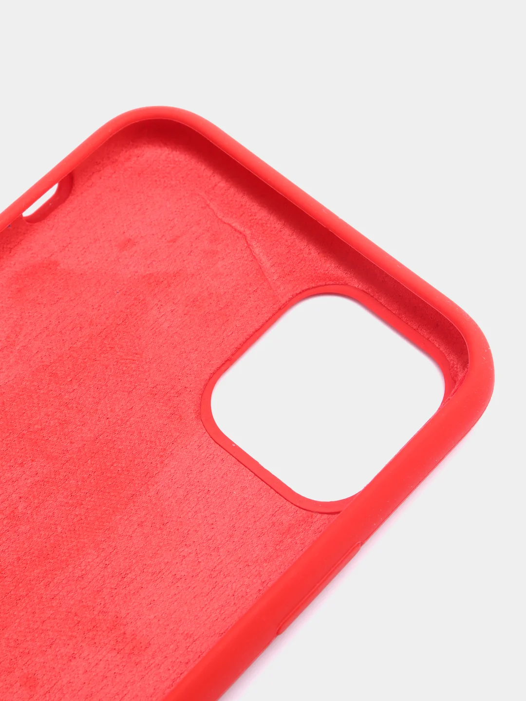 Красный чехол-накладка для iPhone (Айфон) 13 Pro, 13, XR, 7/8, 12, 11, XS