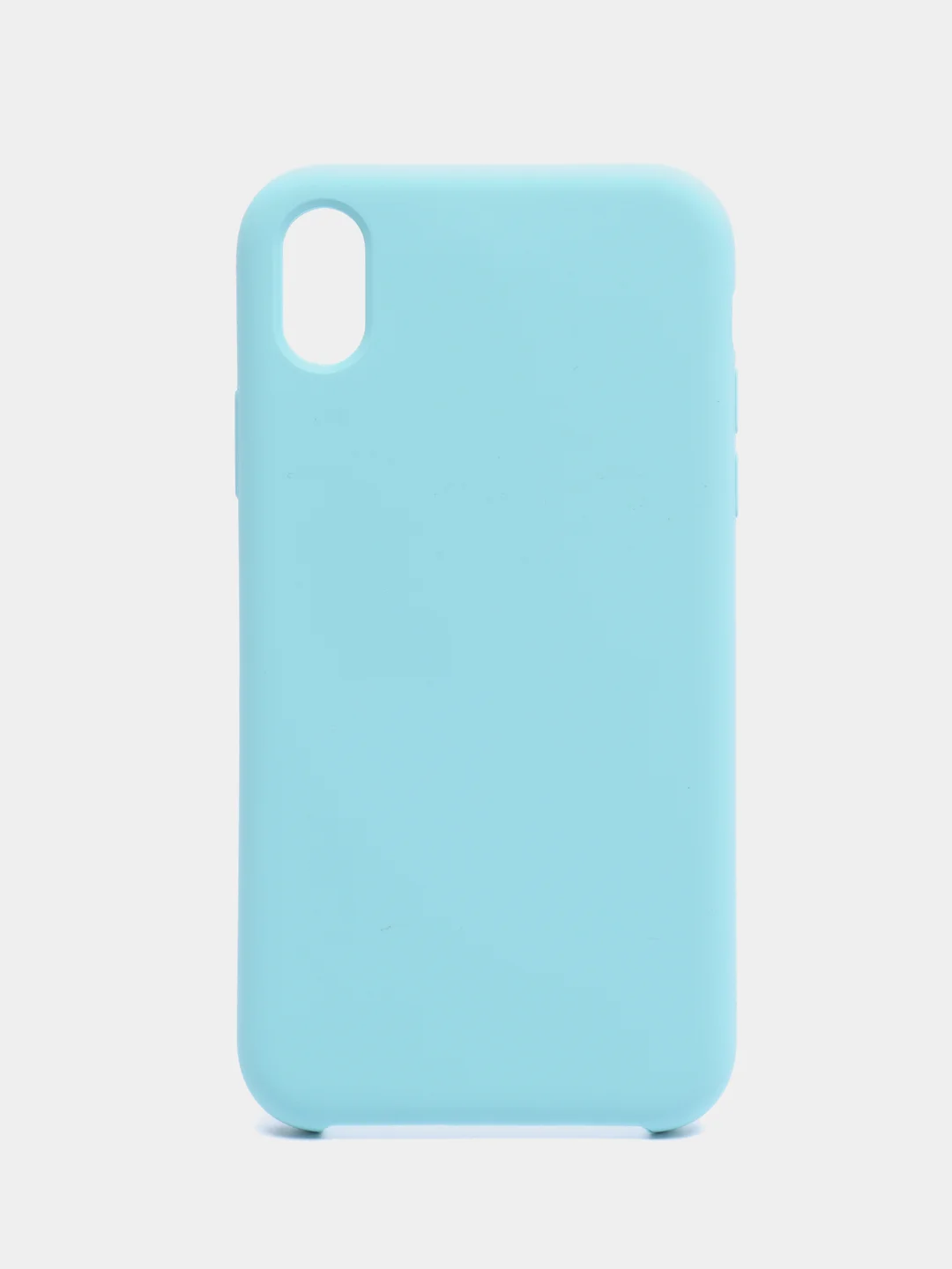 Бирюзовый чехол-накладка для iPhone (Айфон) 13 Pro, 13, XR, 7/8, 12, 11, XS