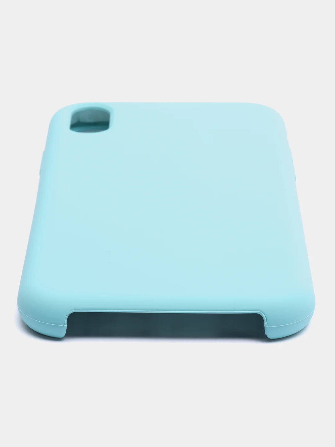 Бирюзовый чехол-накладка для iPhone (Айфон) 13 Pro, 13, XR, 7/8, 12, 11, XS