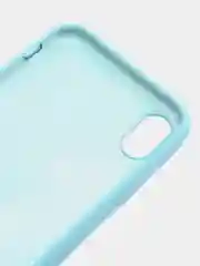 Бирюзовый чехол-накладка для iPhone (Айфон) 13 Pro, 13, XR, 7/8, 12, 11, XS