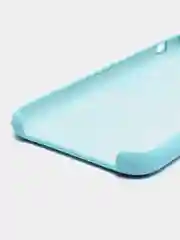 Бирюзовый чехол-накладка для iPhone (Айфон) 13 Pro, 13, XR, 7/8, 12, 11, XS