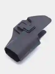 Серебряный пистолет игрушечный перезаряжаемый Glock с глушителем, оружие, подарок на 23 февраля