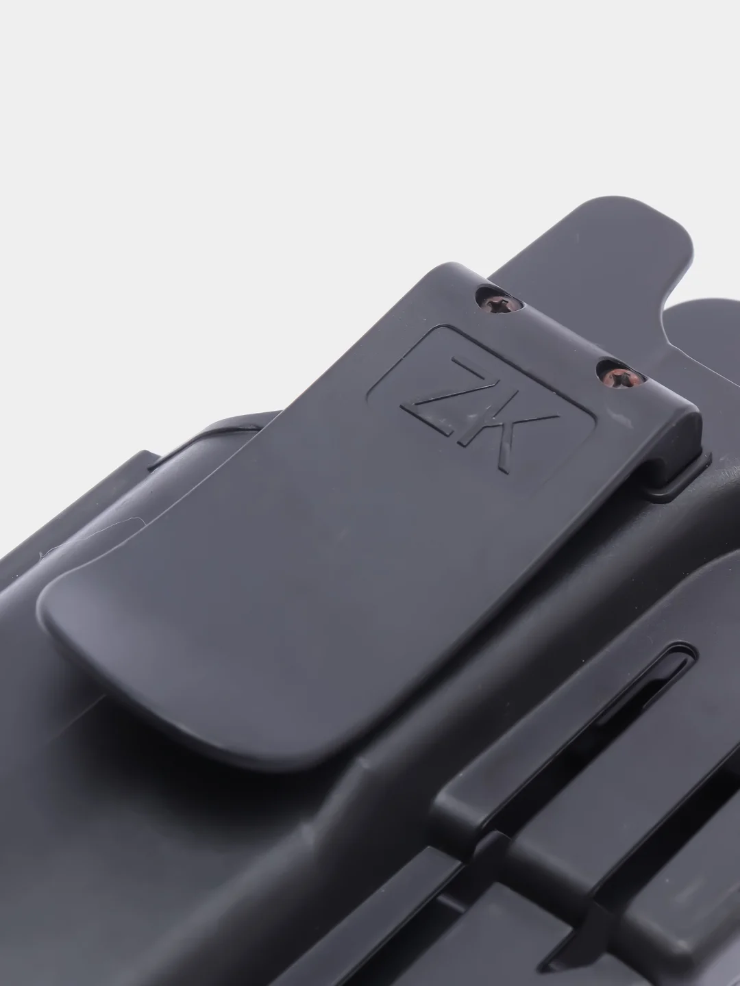 Серебряный пистолет игрушечный перезаряжаемый Glock с глушителем, оружие, подарок на 23 февраля