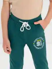 Бирюзовый спортивные брюки для мальчика, 7-11 лет