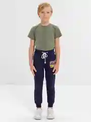 Темно-синий спортивные брюки для мальчика, 7-11 лет