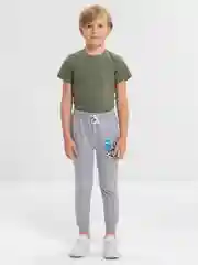 Серый меланж спортивные брюки для мальчика, 7-11 лет