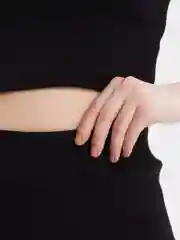 Черный костюм женский, вечерний, двойка: юбка, топ, в рубчик