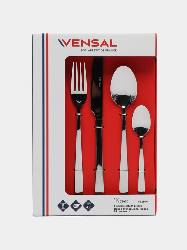 Набор столовых приборов Vensal, 24 предмета, VS2304
