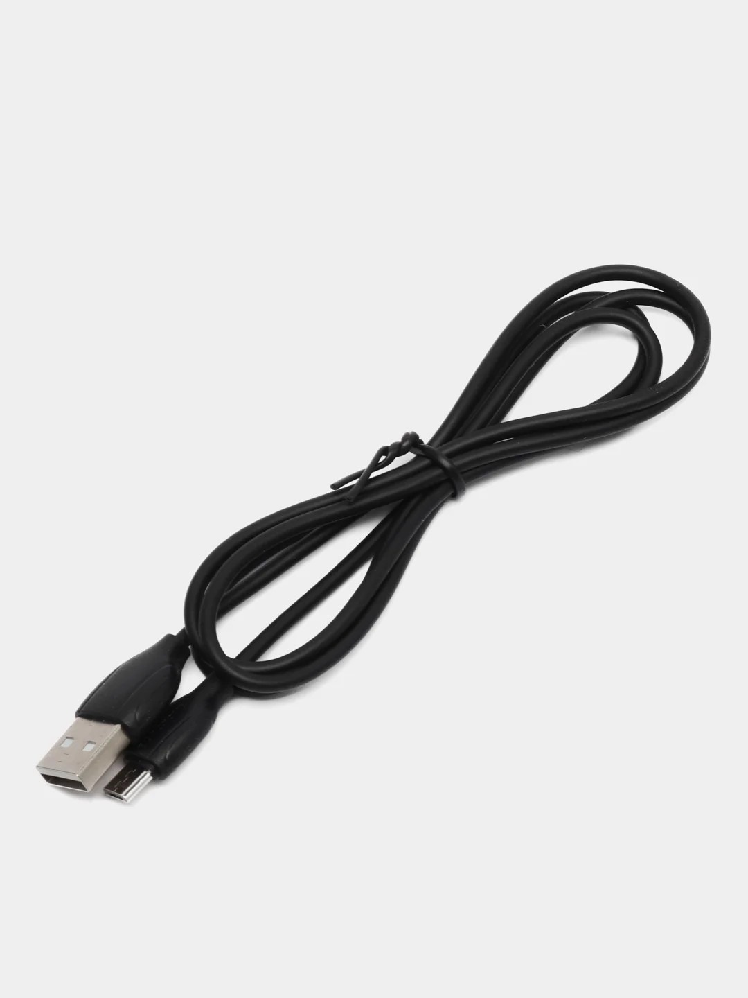 Черный кабель для зарядки и передачи данных Micro USB