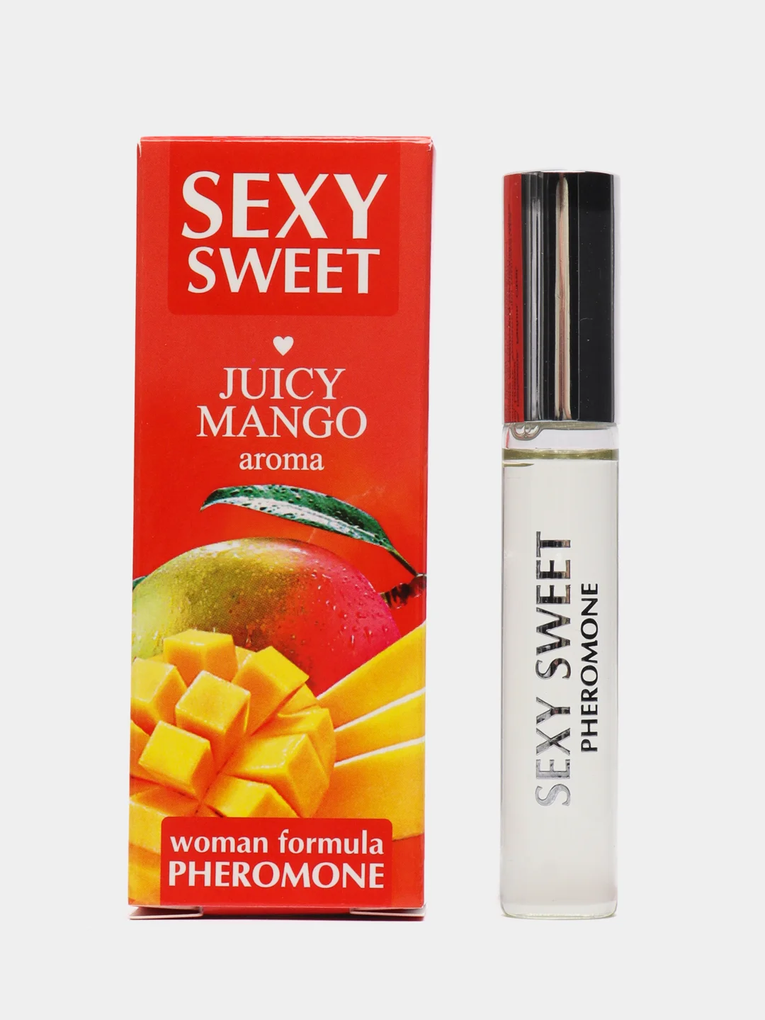 Оранжевый духи женские с феромонами Sexy Sweet Juicy Frost Cherry, Mango, Chocolate