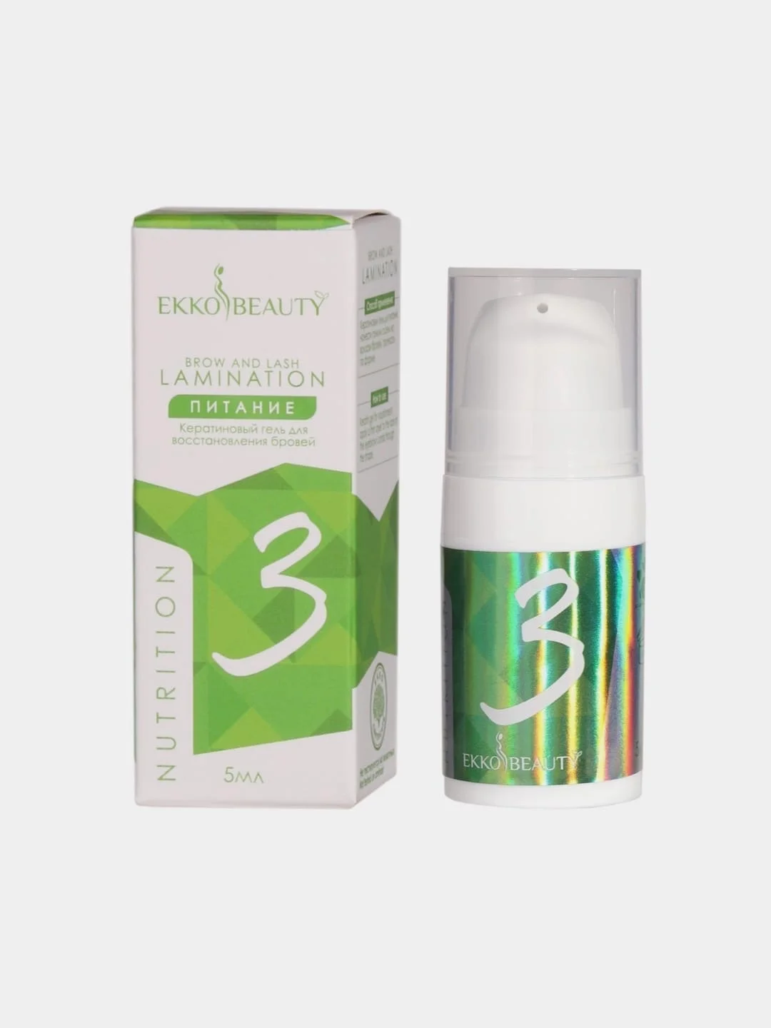 Состав для ламинирования бровей и ресниц EKKO BEAUTY