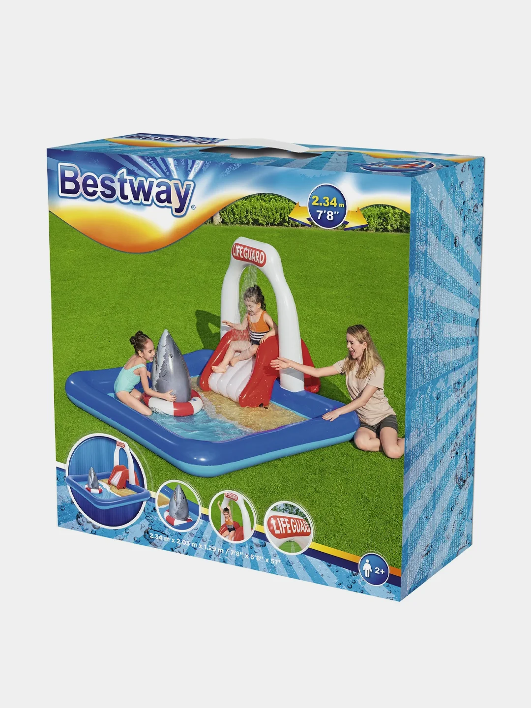 Игровой центр Lifeguard Tower, 234 х 203 x 129 см, 53079 Bestway