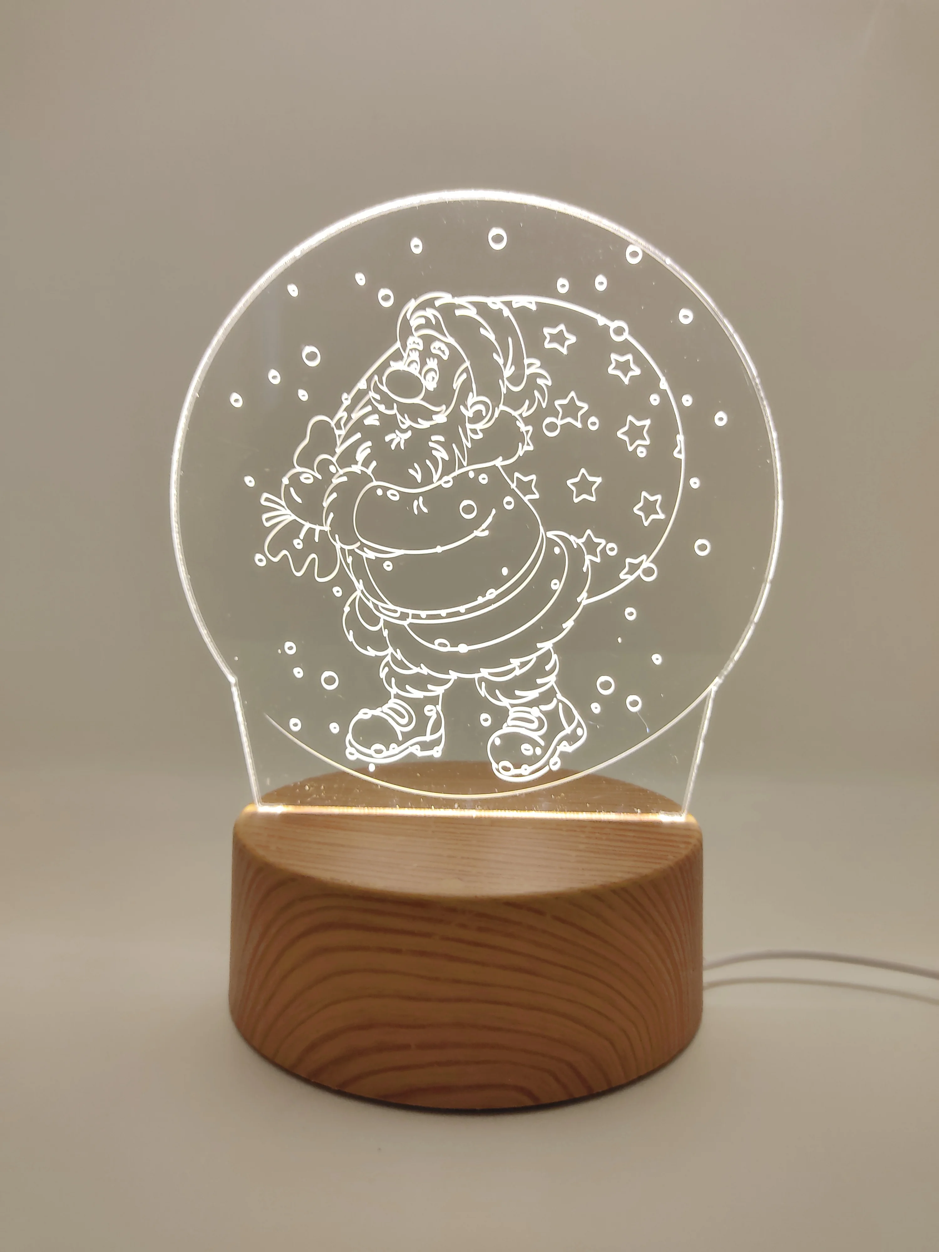 Светильник-ночник LED, 3D, 23 вида