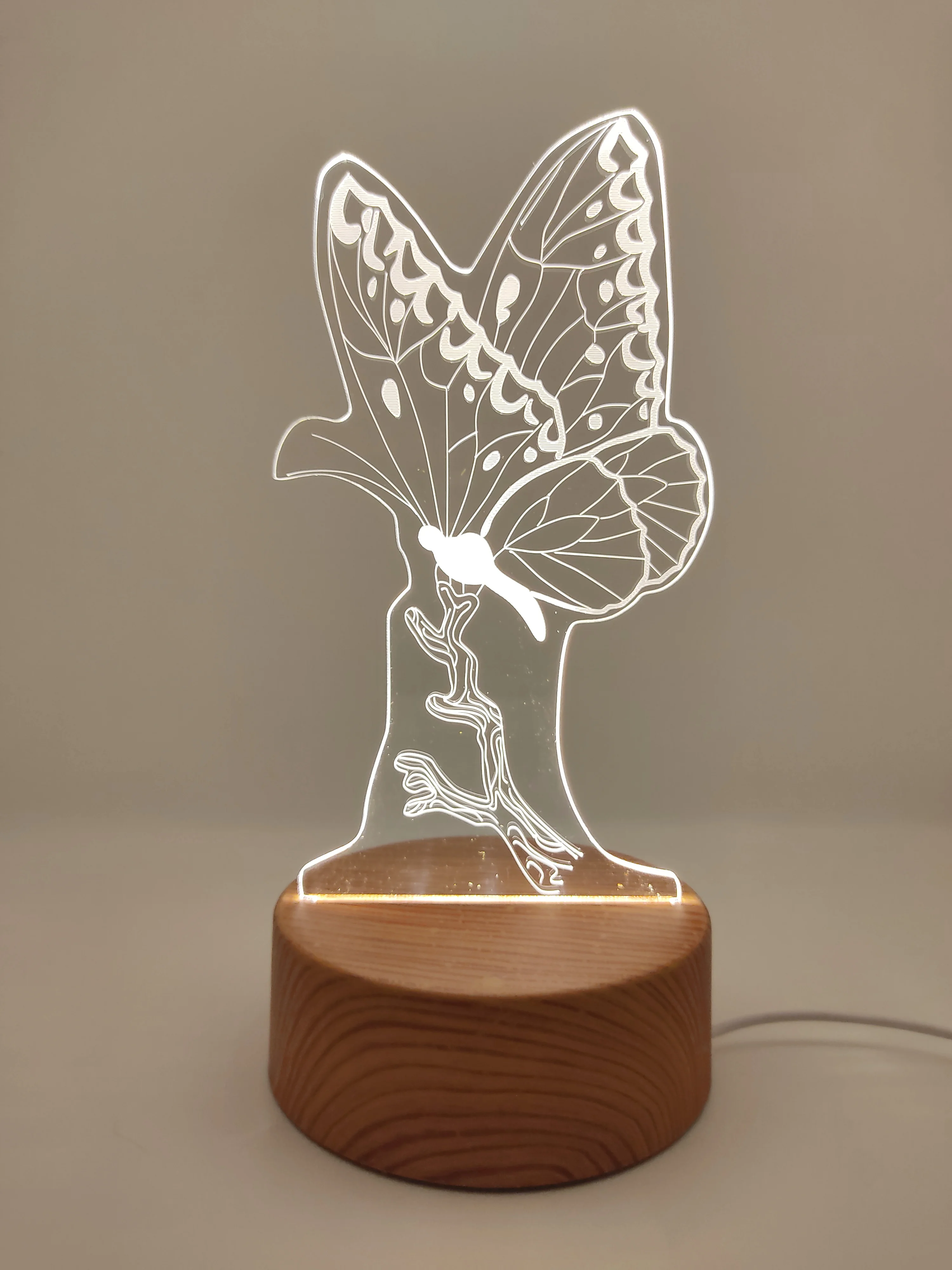 Светильник-ночник LED, 3D, 23 вида