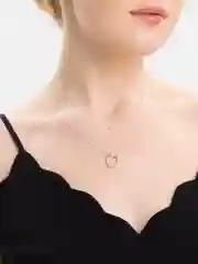 Серебряный подвеска на шею / подвеска с колечком / подвеска со слоником