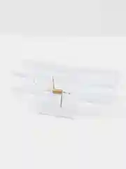 Прозрачный краб заколка для волос, 10 см, прямоугольный, разные цвета