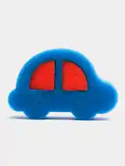 Синий меланж детская мочалка для тела, губка для малышей
