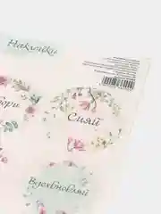 Белый наклейки стикеры для цветов и подарков, 60 шт