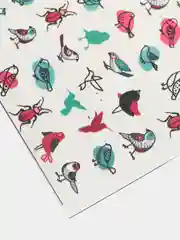 Наклейки для ногтей, слайдеры для маникюра и педикюра "Маленькие птички"
