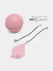 Розовый игрушка дразнилка интерактивная, умный мячик для кошек